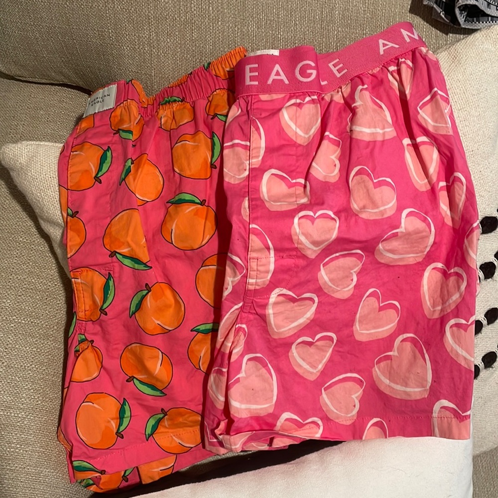 American Eagle boxers, two pairs